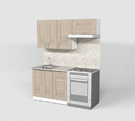 Кухонный гарнитур Лира нормал, 150 см 